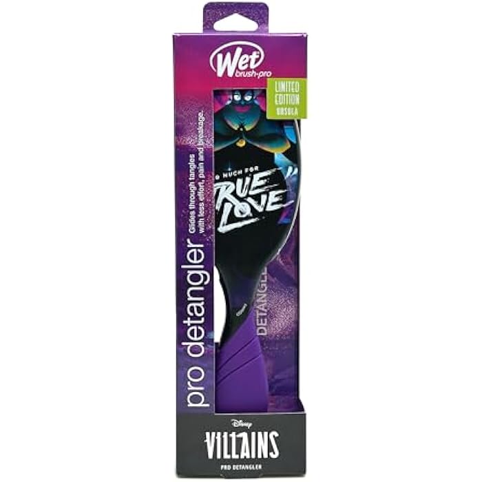 Wet Brush Pro Detangler Disney Villains True Love Ursula By For Unisex Pc Hair - Image 3